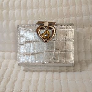 Love Cat metallic wallet